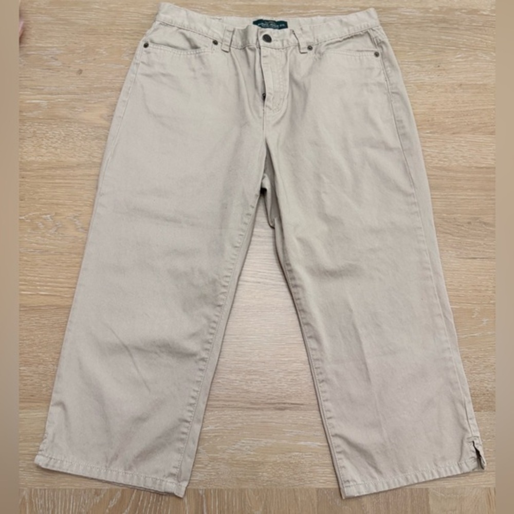 Ralph Lauren Women’s Mid Calf Tan Pants